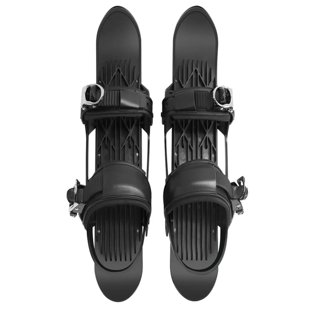 1 Pair Adult Ski Skates Ski-board Snowboard Shoes Adjustable Mini Sled Shoes Outdoor Winter Sports Skiing Shoes