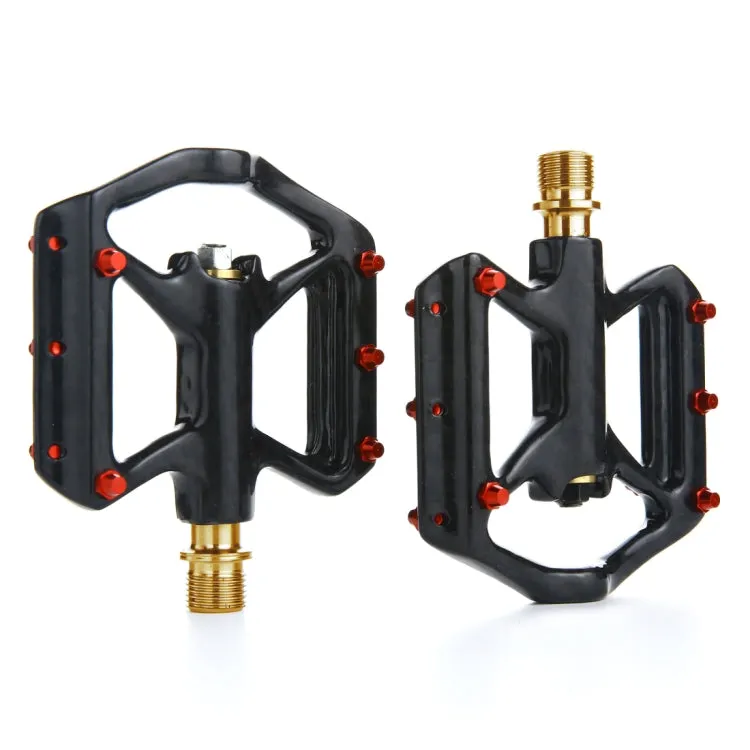 1 Pair B251C Road Bike Carbon Fiber   Titanium Axle Pedals (Black)