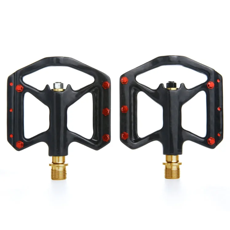 1 Pair B251C Road Bike Carbon Fiber   Titanium Axle Pedals (Black)