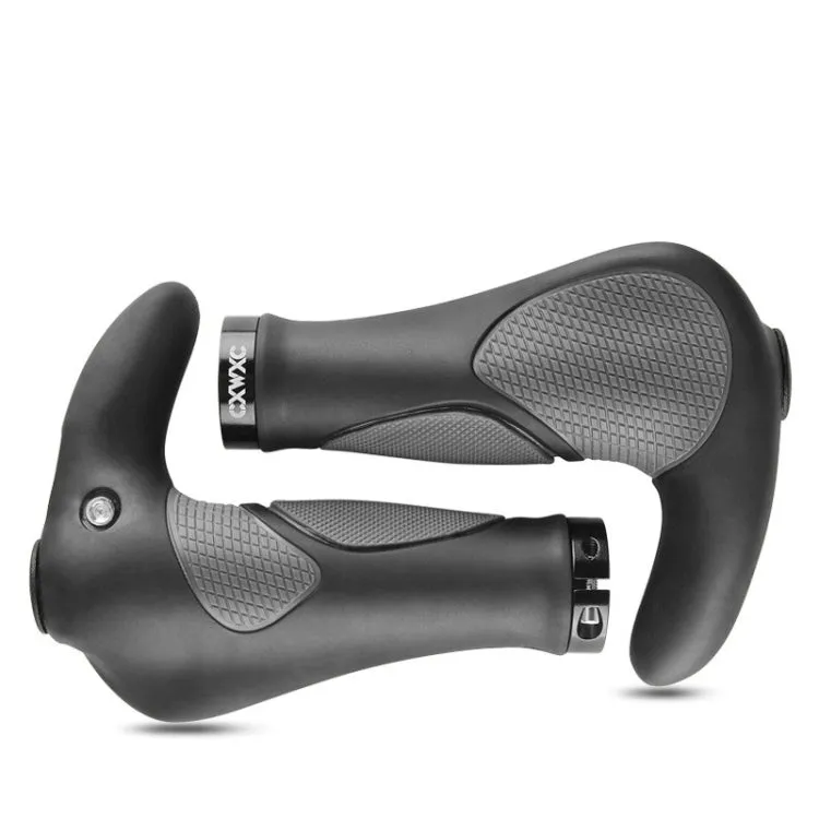 1 Pair CXWXC Bicycle Handlebar Cover Mountain Bike Bullhorn Rubber Handlebar Cover Riding Accessories, Style:HL-G233