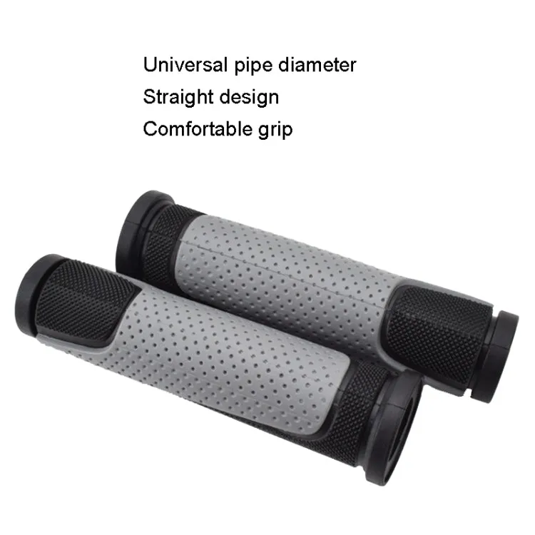 1 Pair FMFXTR Bicycle Grips Mountain Bike Non-Slip Rubber Grips, Style: Double Color Double Pass