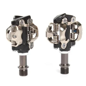 1 Pair PD-M8000 Mountain Bike Bicycle Self-Locking Pedal With Clasp(Black)