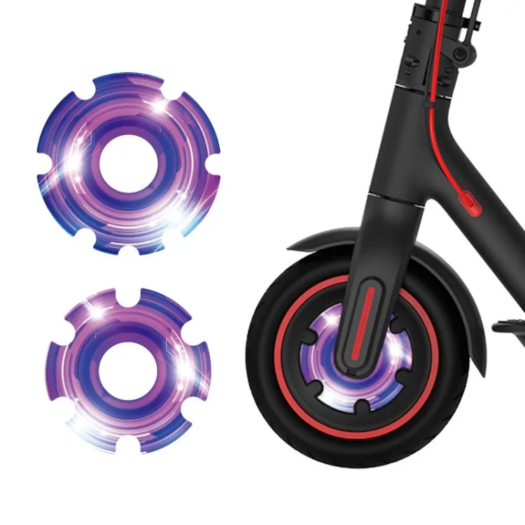 1 Pair Scooter Motor Waterproof Protective Sticker For Xiaomi Mijia M365 / M365 Pro / Pro 2 / 1S(Colorful 2)