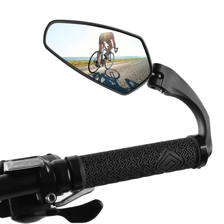 1 Pair WEST BIKING Bicycle Rearview Mirror Adjustable Mirror Mountain Bike Foldable Rearview Mirror(Short)