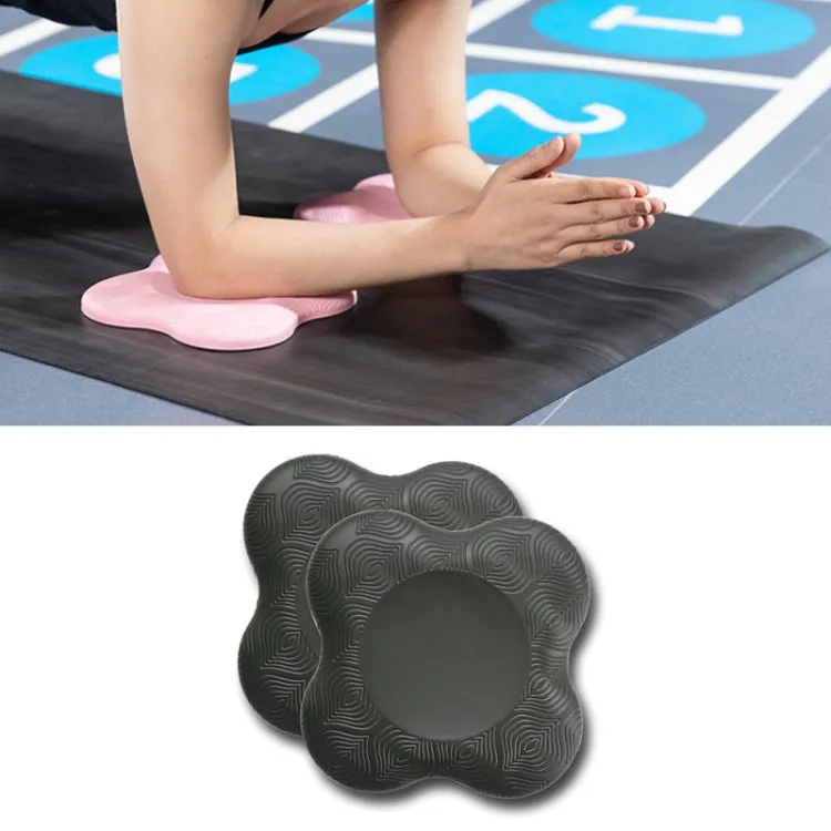 1 PC Flat Support Elbow Pads Yoga Knee Pads(Black)