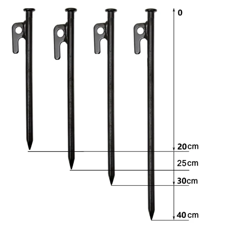 10 PCS 20cm Outdoor Camping Windproof Fixed Canopy Ground Nails