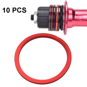 10 PCS FMFXTR Bicycle BB Middle Shaft Flying Wheel Cushion, Thickness: 1.5mm (Red)