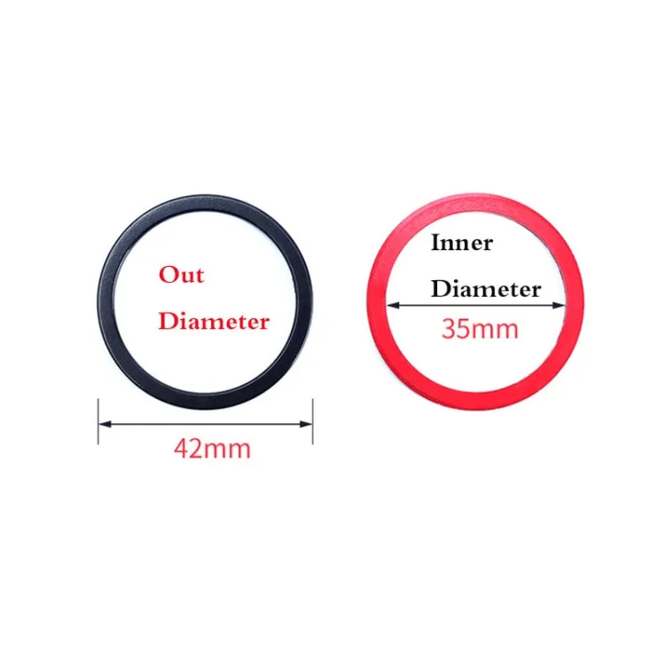 10 PCS FMFXTR Bicycle BB Middle Shaft Flying Wheel Cushion, Thickness: 1.5mm (Red)