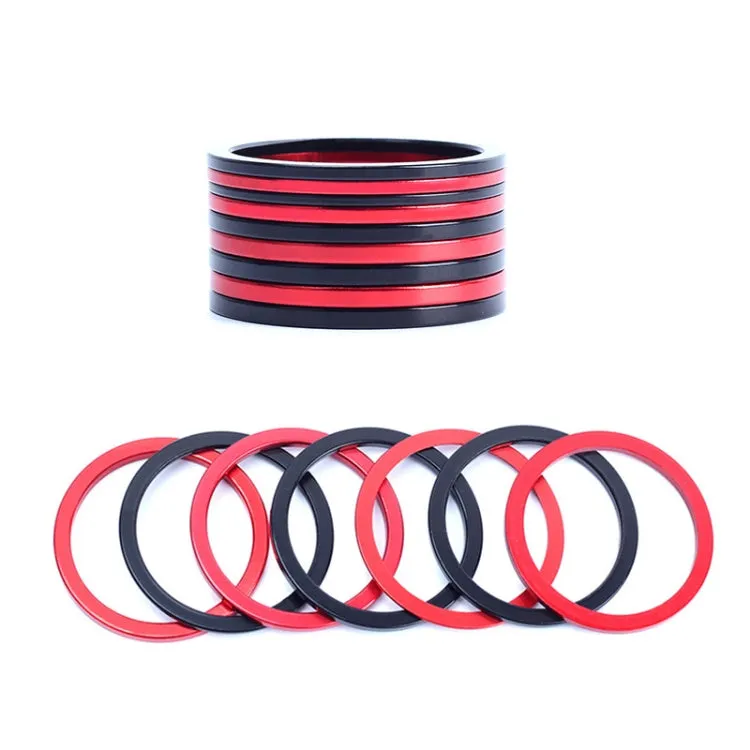 10 PCS FMFXTR Bicycle BB Middle Shaft Flying Wheel Cushion, Thickness: 1.5mm (Red)