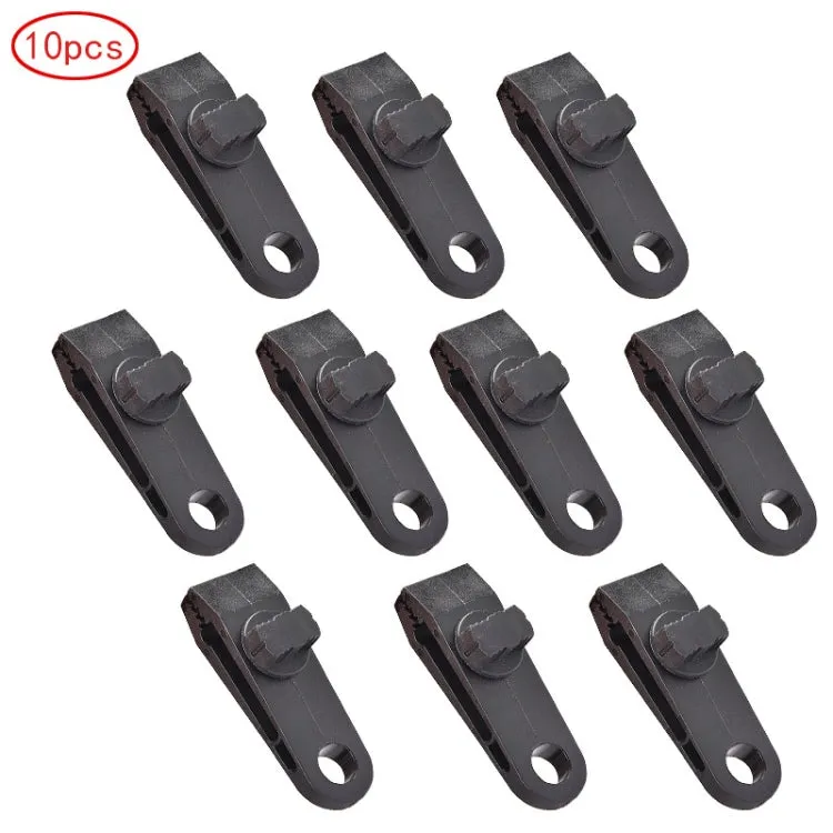 10 PCS Outdoor Tent Fixed Plastic Clip Large Multi-Person Canopy Reinforced Windproof Clip