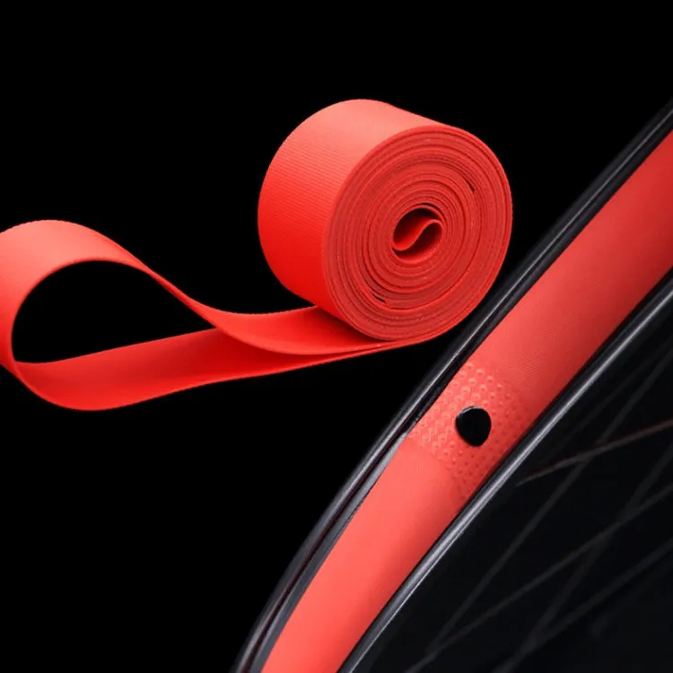 10 PCS Road Mountain Bike Anti-Stab Tire Pad Bicycle Wheel Set PVC Spoke Lining Tape, Colour: Red(27.5inch x 18mm)