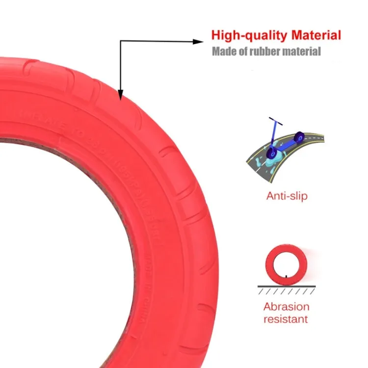 10 x 2 P1069 Inflatable Solid Tire for XiaoMi Mijia M365 Pro,Style： Outer Tire