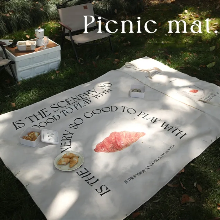 100 x 150cm Ultrasonic Outdoor Picnic Mat Can Be Used As A Shoulder Bag Easy To Carry(Large Bread)