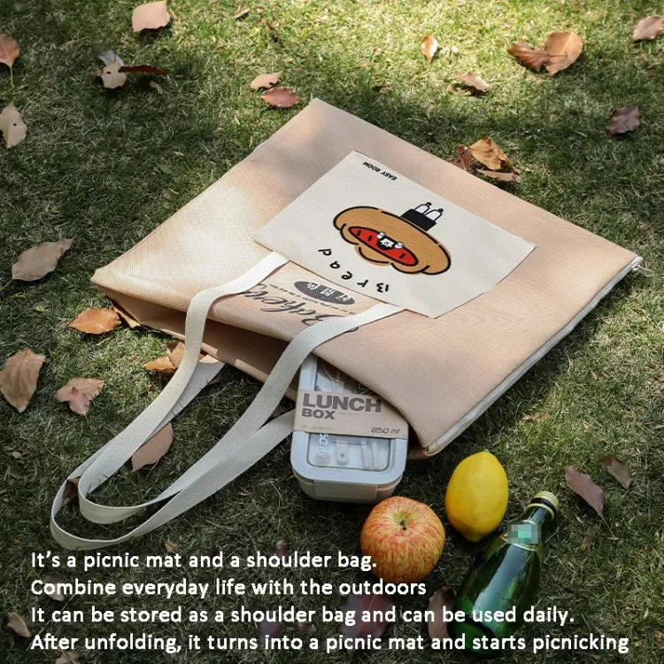 100 x 150cm Ultrasonic Outdoor Picnic Mat Can Be Used As A Shoulder Bag Easy To Carry(Large Bread)