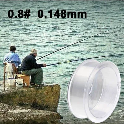 100m Extra Strong 0.8# 0.148mm 3.5kg Dedicated to the River Fishing Falcon Fishing Line (White)