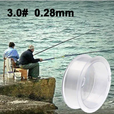 100m Extra Strong 3.0# 0.28mm 7.2kg Dedicated to the River Fishing Falcon Fishing Line (White)