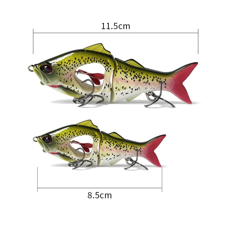 10g/8.5cm Long Casting Slow Sinking Spinning Multi-section Sea Fishing Freshwater Lures(03)