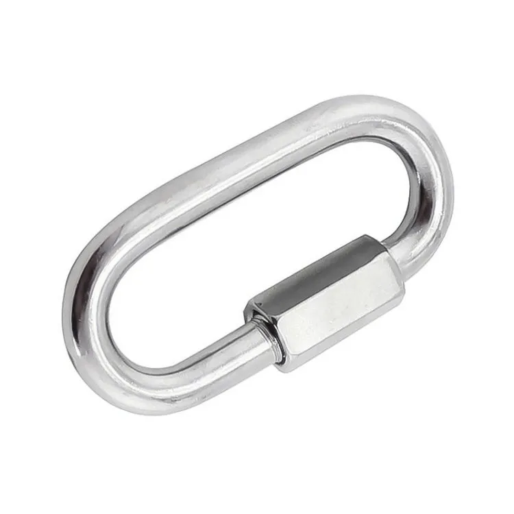 10mm 304 Stainless Steel Quick Connect Ring Runway Buckle