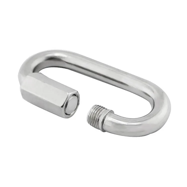 10mm 304 Stainless Steel Quick Connect Ring Runway Buckle