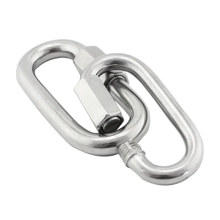 10mm 304 Stainless Steel Quick Connect Ring Runway Buckle