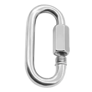 10mm 304 Stainless Steel Quick Connect Ring Runway Buckle