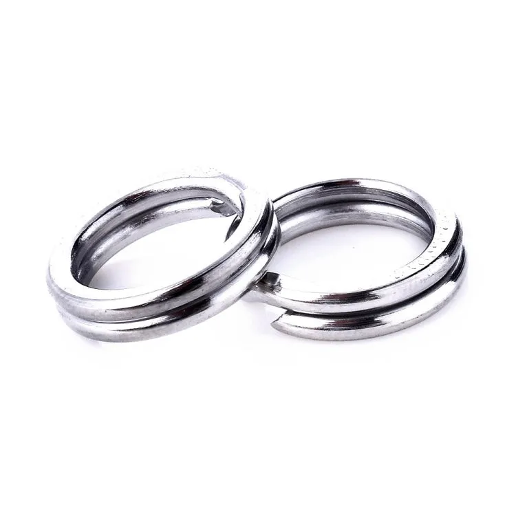 10mm HENGJIA SS010 50pcs /Pack Stainless Steel Flat Ring Fishing Space Fittings