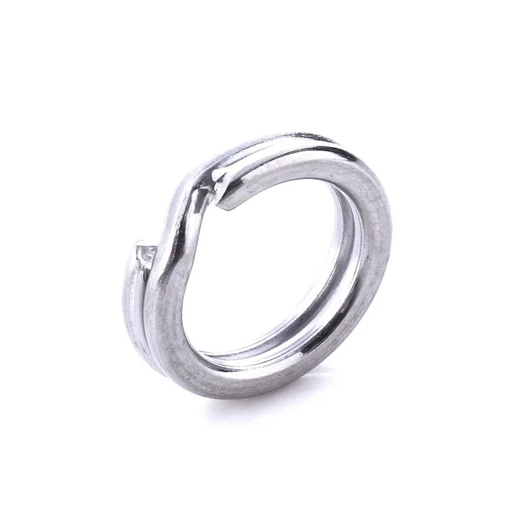 10mm HENGJIA SS010 50pcs /Pack Stainless Steel Flat Ring Fishing Space Fittings