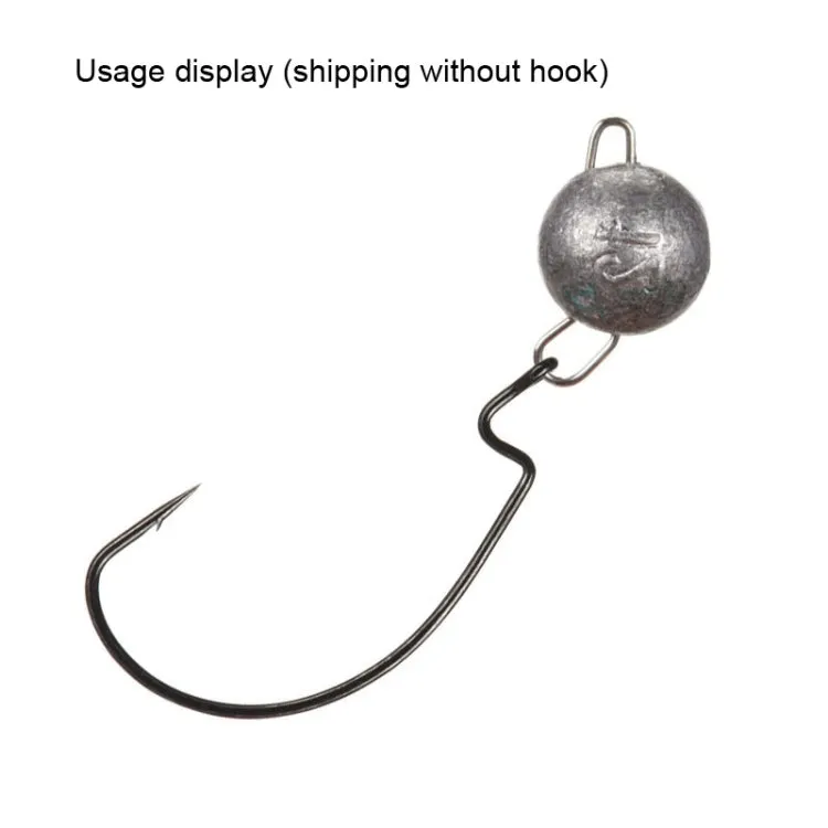 10pcs Fast Hanging Lead Pendant Lure Insertion Lead Inverted Lead, Specification: 21g