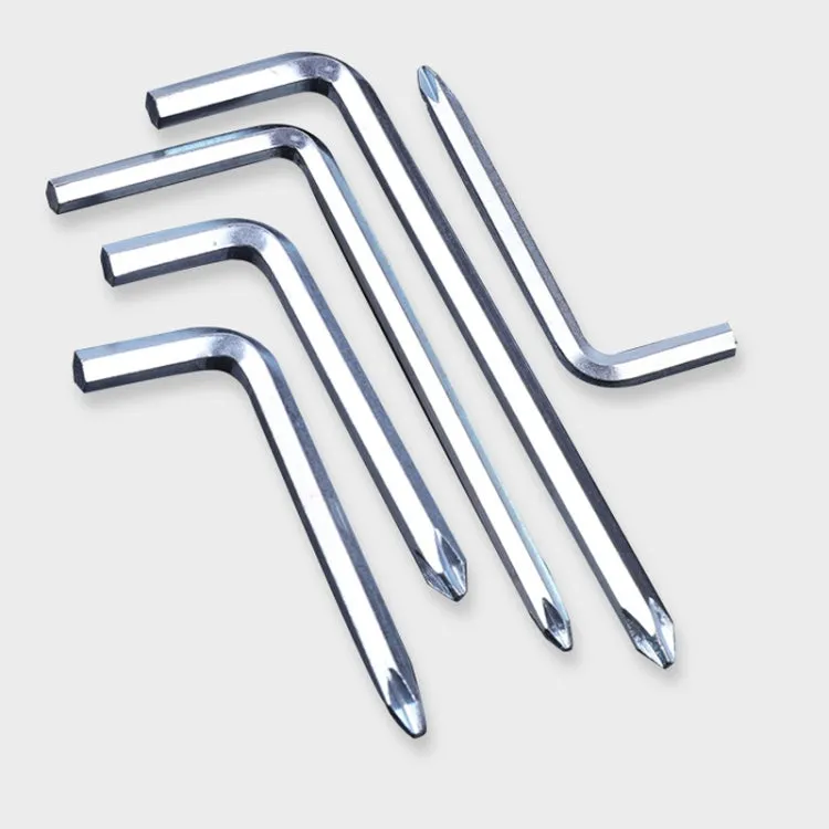 10pcs Screwdriver Hexagonal Wrench Scooter Repair Tools Cross Bit, Specification:6mm, Material:45 Steel