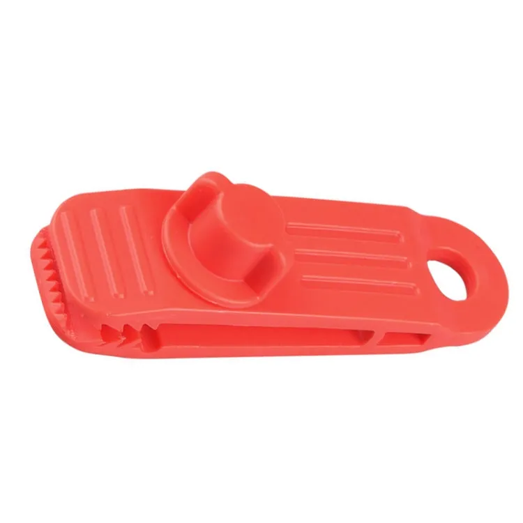 10pcs /Set Outdoor Camping Canopy Windproof Clip Tent Additional Pull Point Plastic Clip Rainproof Tarp Fixing Clip, Color: B Clip (Red)