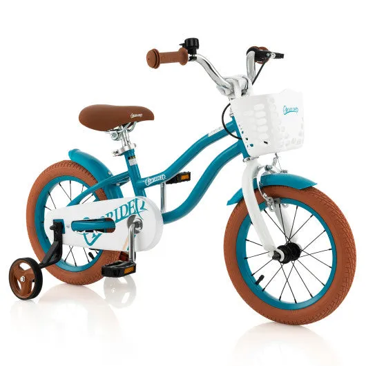 12 Inch Kids Bike Adjustable with Removable Basket for 3-4 Years Old-12 inches