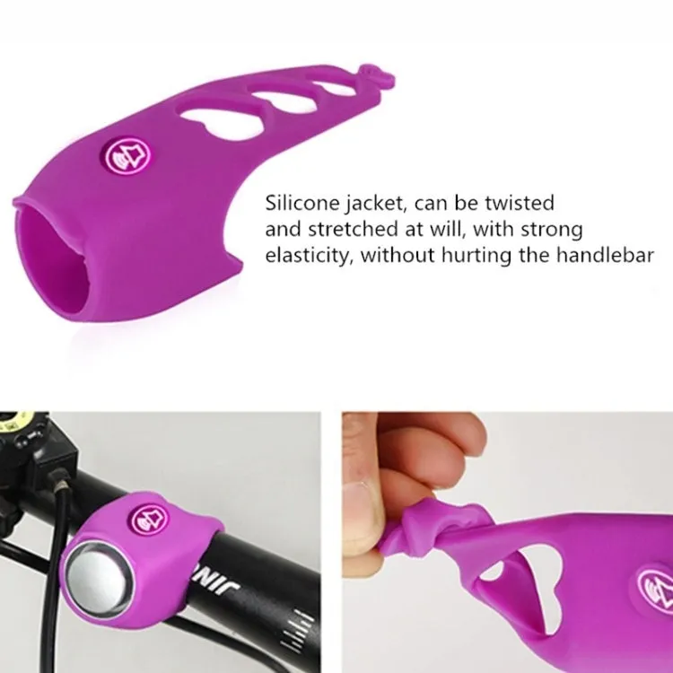 120 dB Bicycle Bell Mountain Bike Electric Horn(Purple)