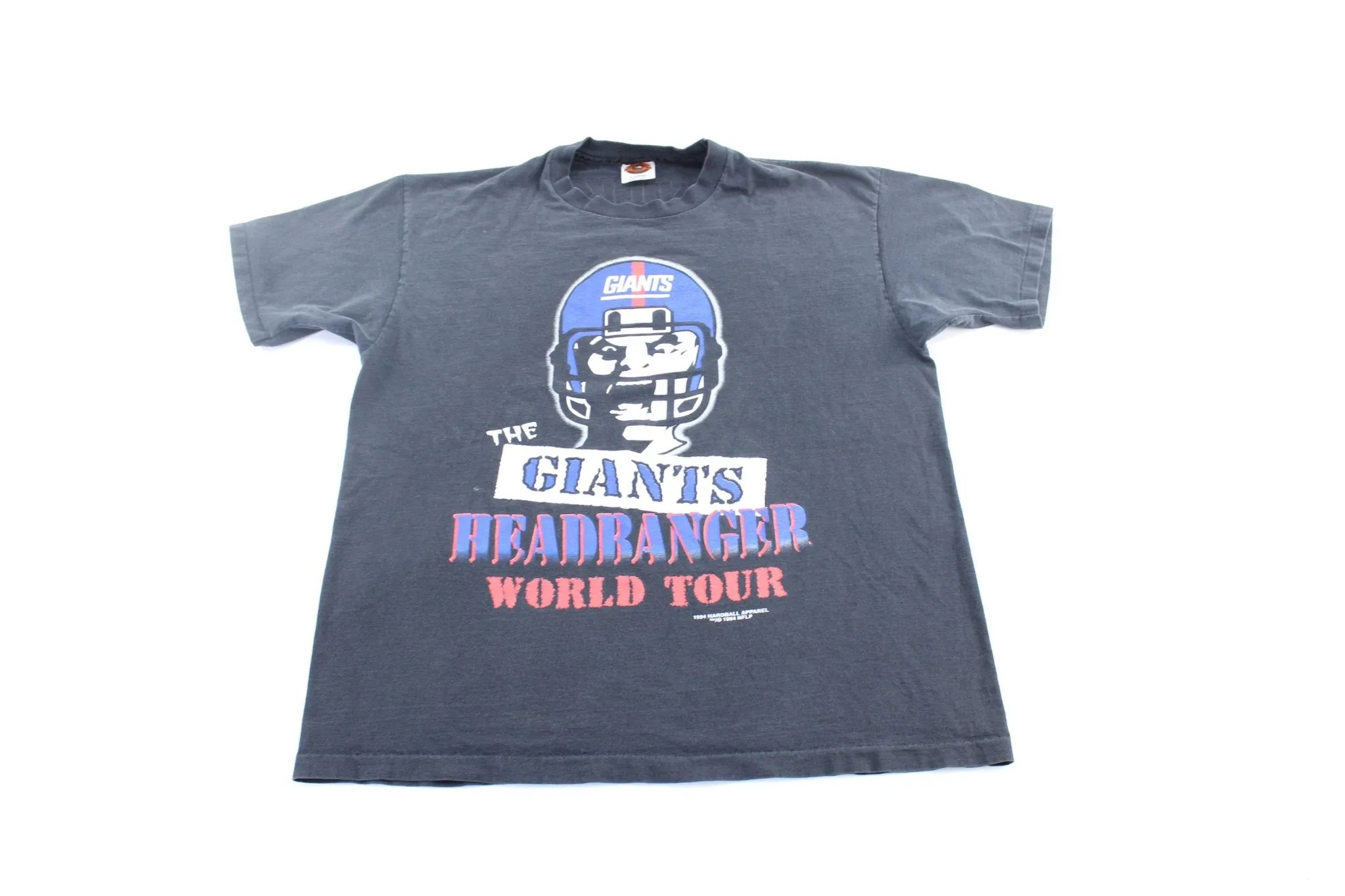 1994 New York Giants Headbanger Tour T-Shirt