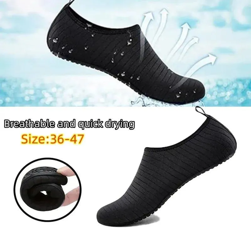 2024 New Beach Water Shoes Unisex Beach Quick-Drying Breathable Swimming Slippers Summer Anti-Slip Casual Sports Water Sneakers