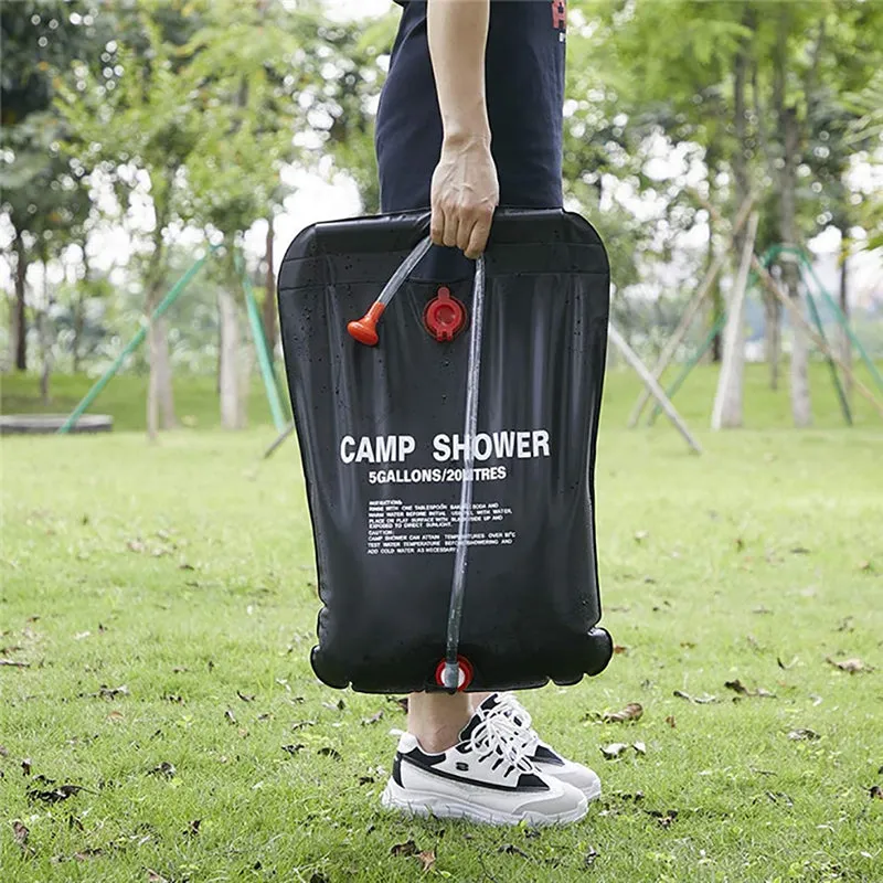 20L Camp Shower Bag Solar Energy Heated