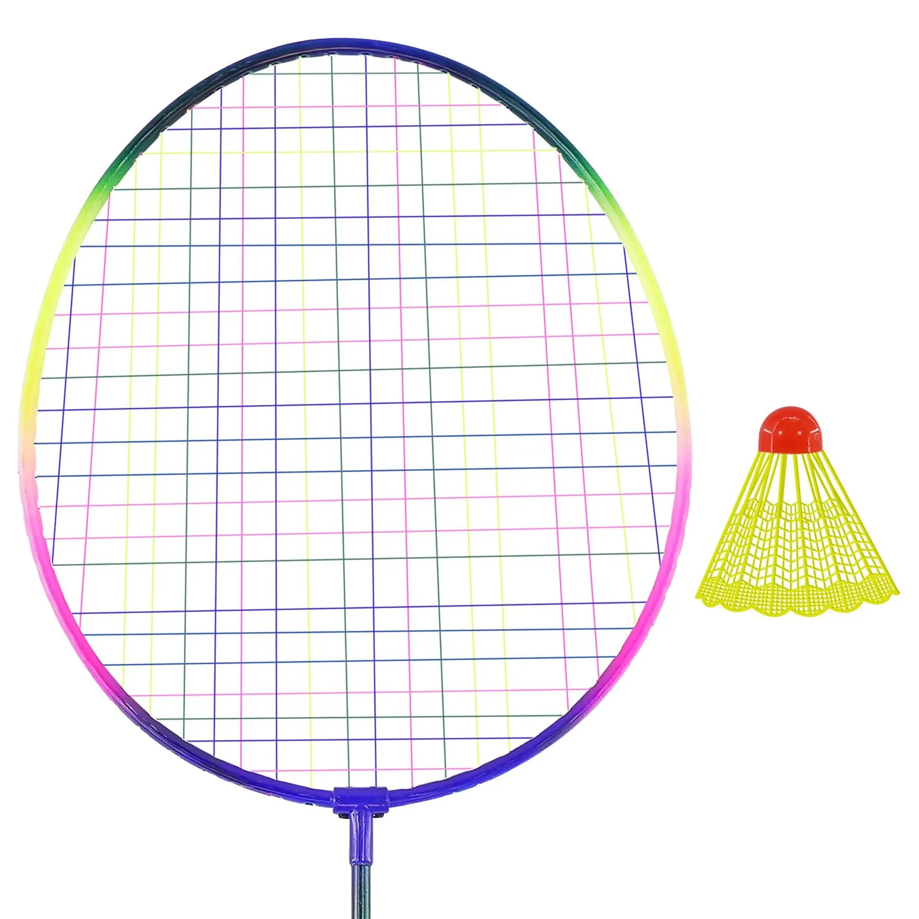 3 Piece  Multicoloured Badminton Racquet Set