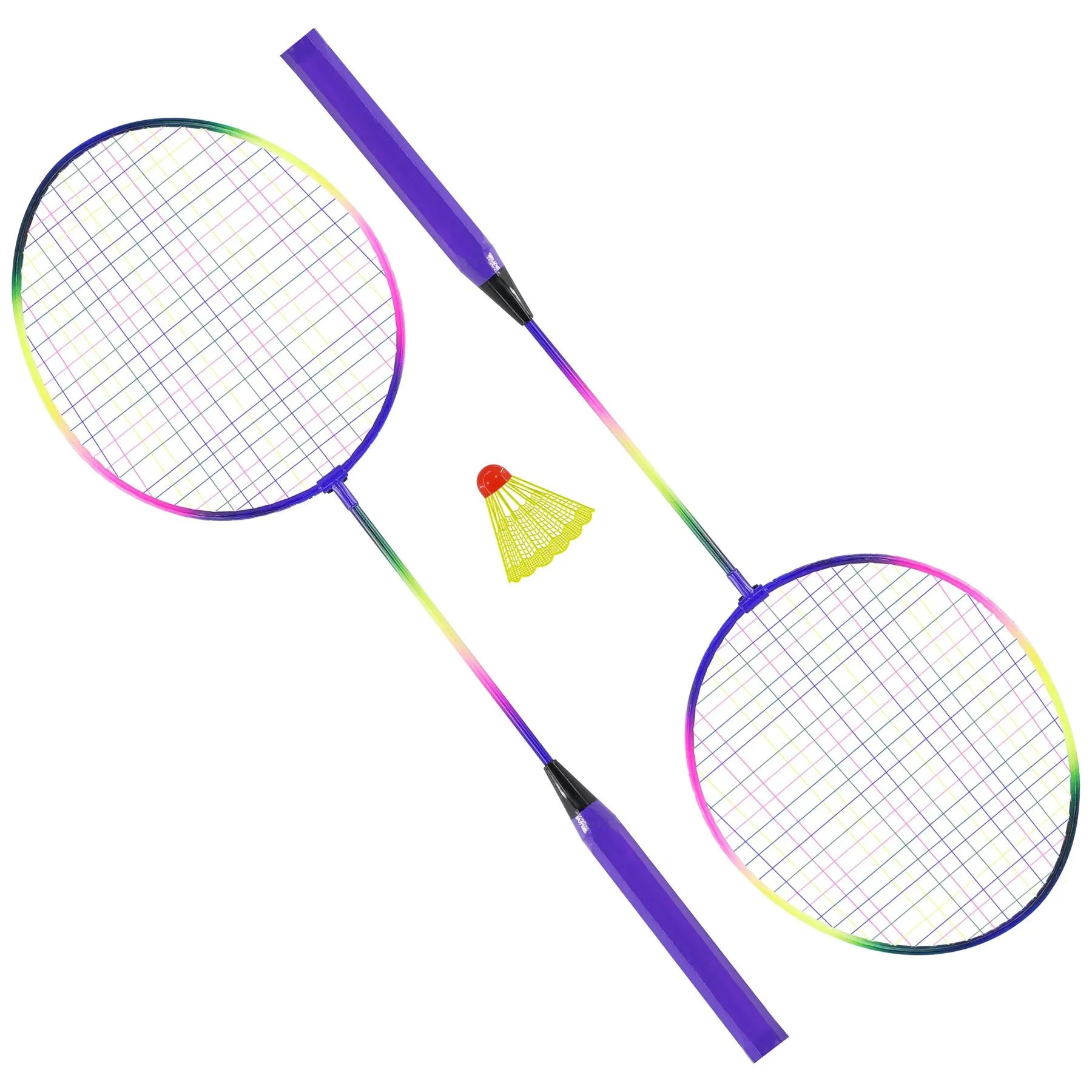 3 Piece Multicoloured Badminton Racquet Set