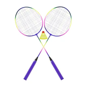 3 Piece Multicoloured Badminton Racquet Set