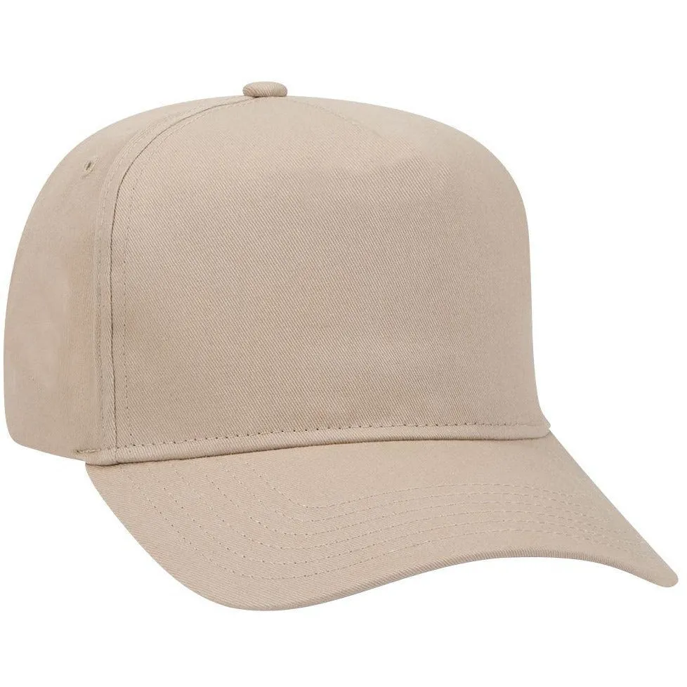 5 Panel Pro Cotton Twill Cap