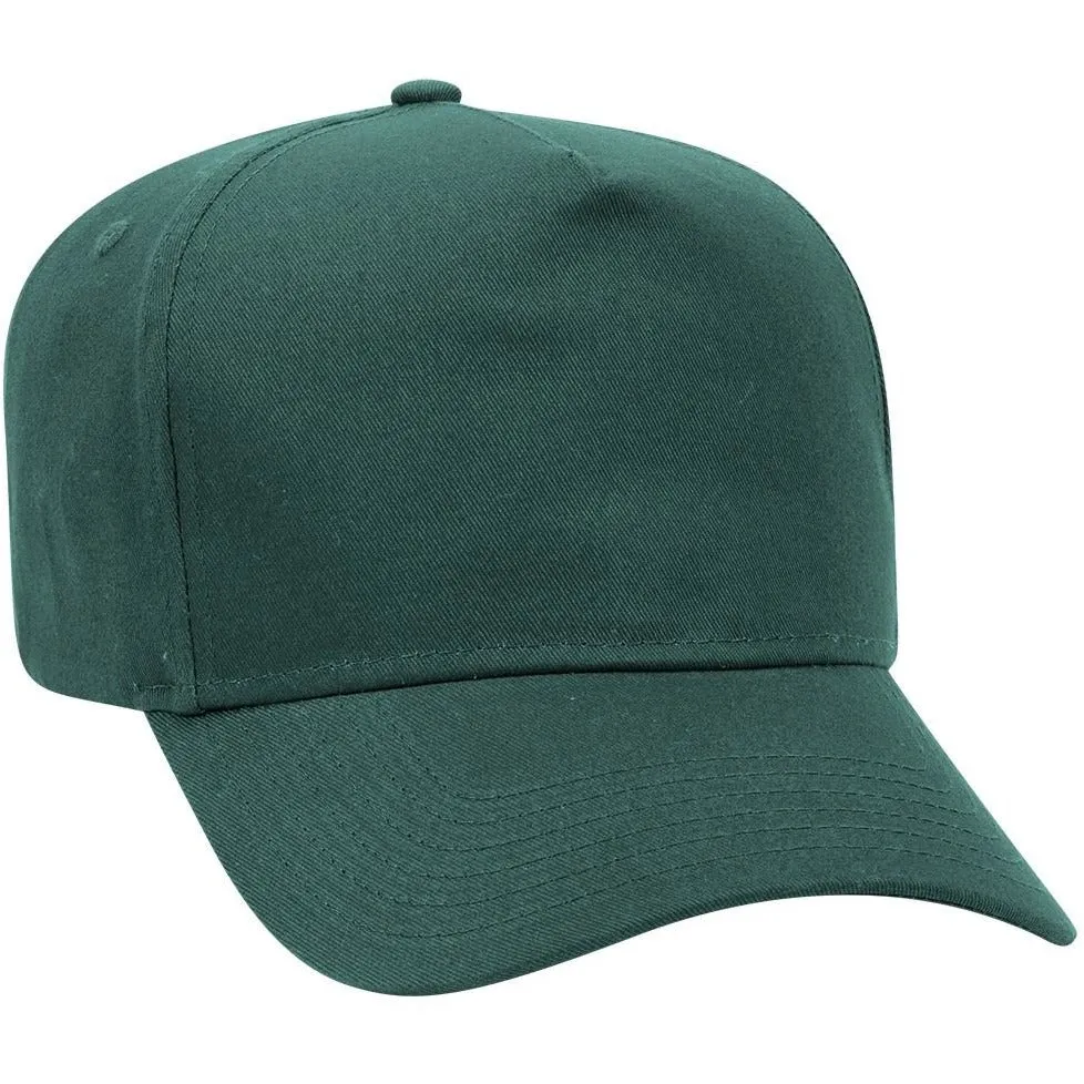 5 Panel Pro Cotton Twill Cap