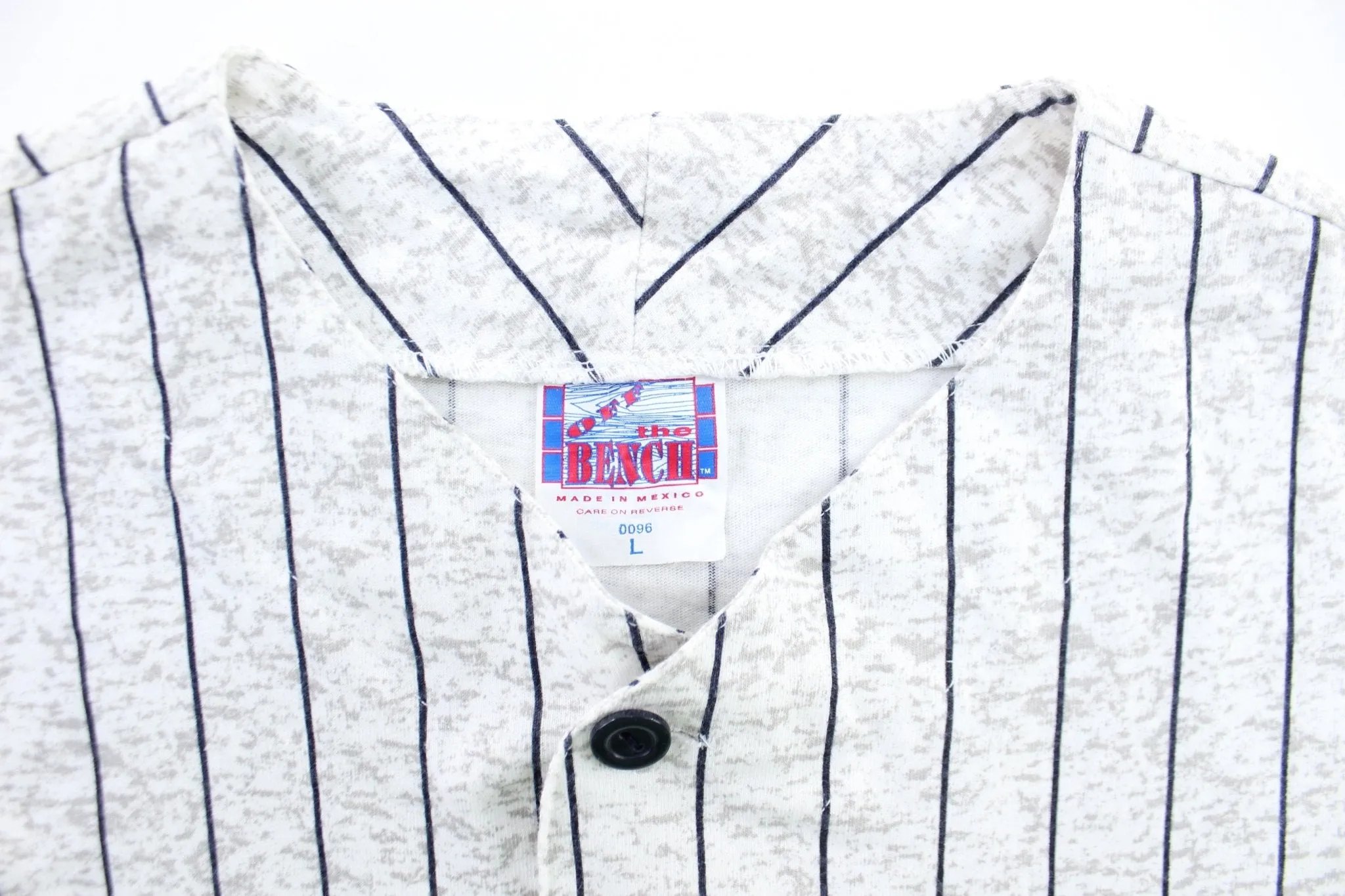 90's Chicago White Sox Striped Baseball Jersey