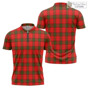 Adair Tartan Zipper Polo Shirt