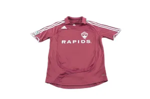 Adidas Embroidered Logo Colorado Rapids Striped Soccer Jersey