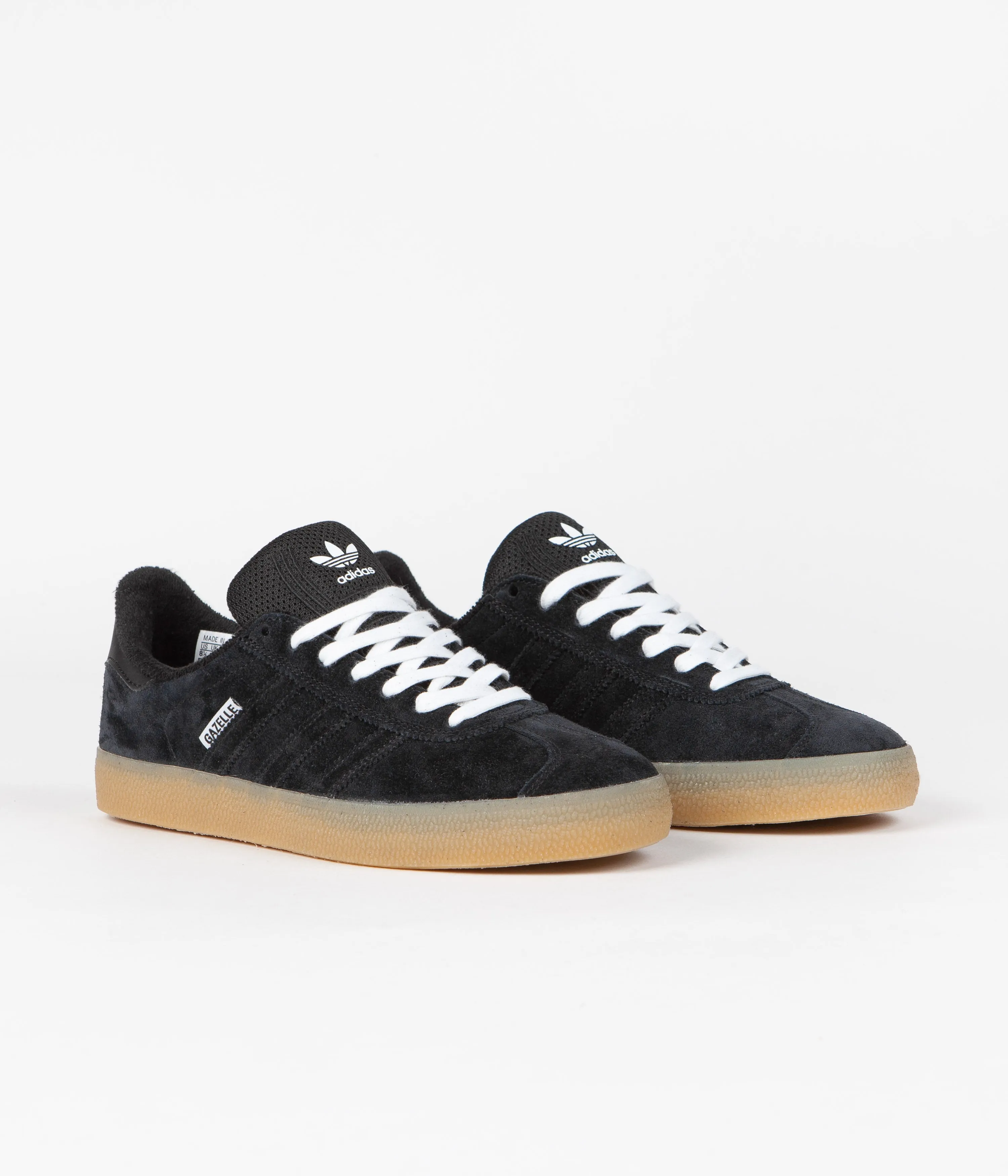 Adidas Gazelle ADV Shoes - Core Black / FTWR White / Bluebird