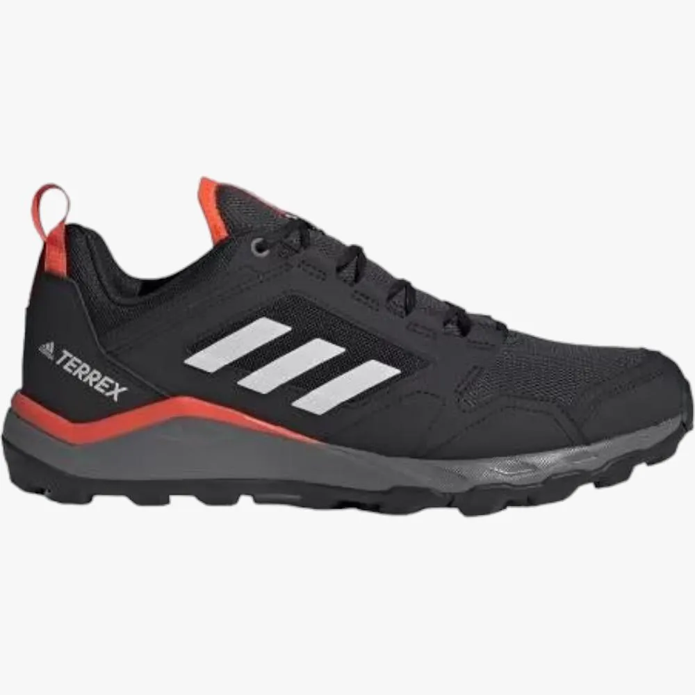 adidas Mens Terrex Agravic Trail Sneaker Blck Grey Red