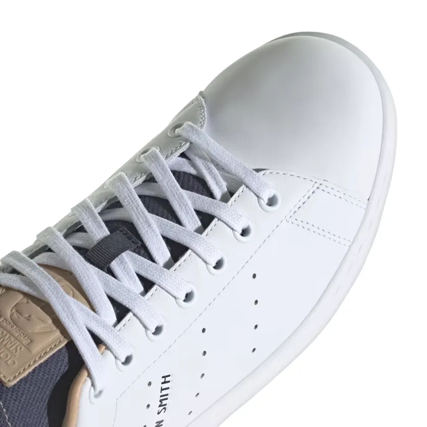 Adidas Originals scarpa sneakers da uomo Stan Smith ID2029 bianco-blu