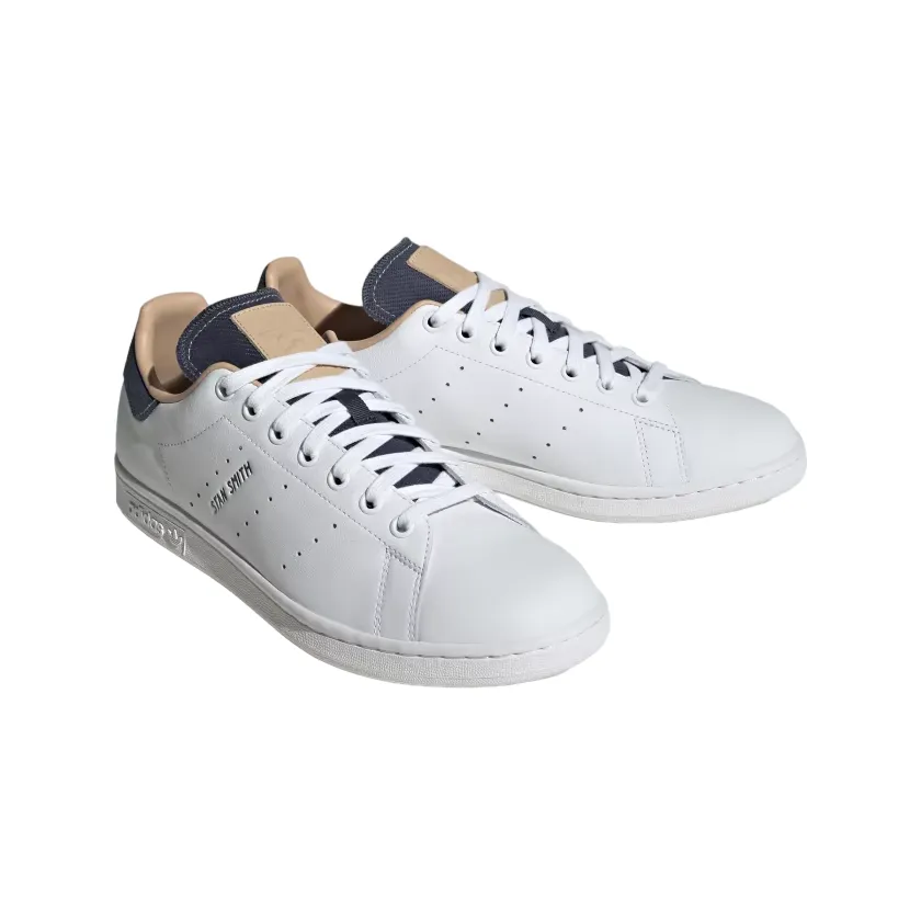 Adidas Originals scarpa sneakers da uomo Stan Smith ID2029 bianco-blu