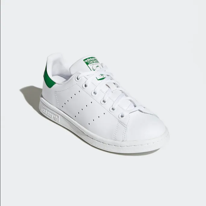 Adidas Originals scarpa sneakers junior unisex Stan Smith M20605 bianco verde