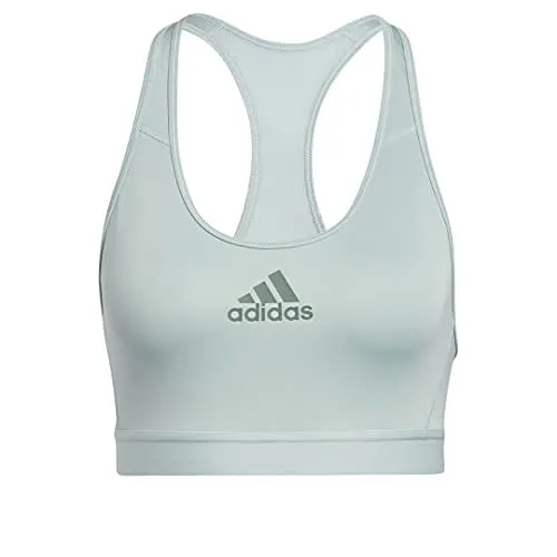 adidas womens Don't Rest Alphaskin Bra hazy green