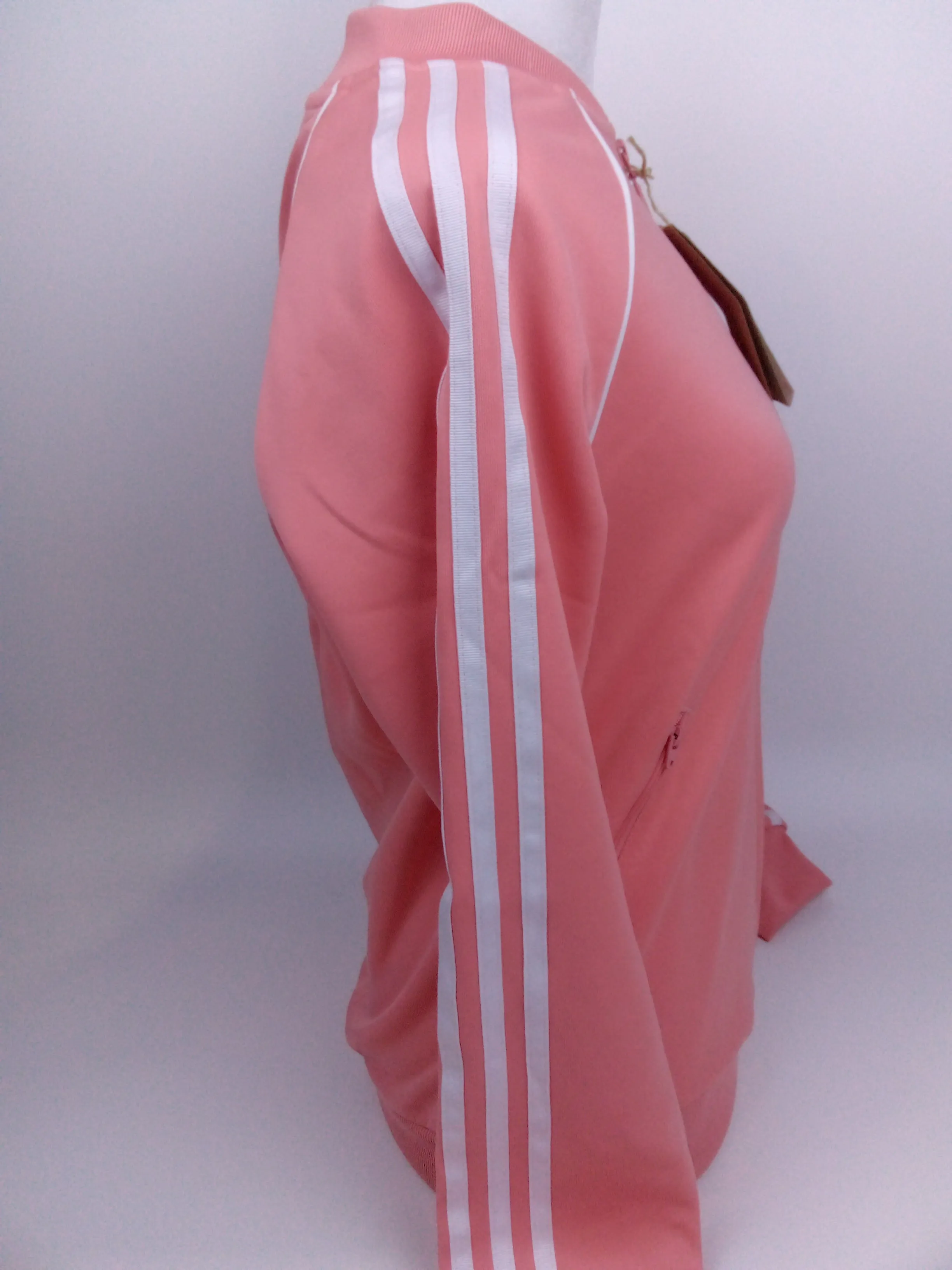 adidas Womens Essentials Tricot Track Top Hazy Rose XSmall